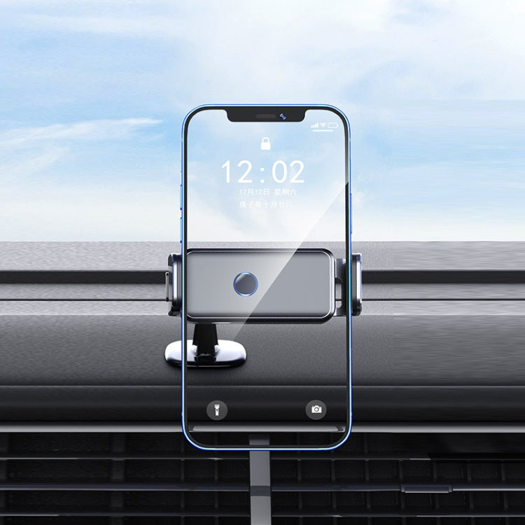 Car Air Outlet Smart Navigation Electric Mobile Phone Holder, Color: 660 Gray by buy2fix