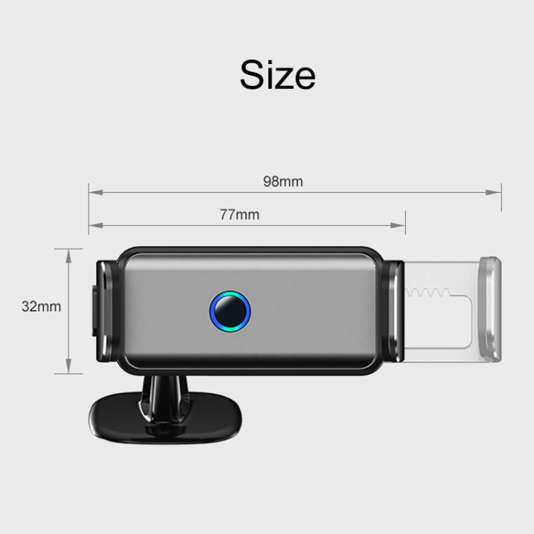 Car Air Outlet Smart Navigation Electric Mobile Phone Holder, Color: 660 Gray by buy2fix