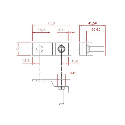 New Energy Electric Vehicle Battery Column MRBF Fuse(Square) - Fuse by buy2fix | Online Shopping UK | buy2fix