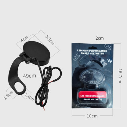 YL-M01 Motorcycle Battery Voltage Monitoring M-STAR Intelligent Voltage Meter(Gold) - Electrical System by buy2fix | Online Shopping UK | buy2fix
