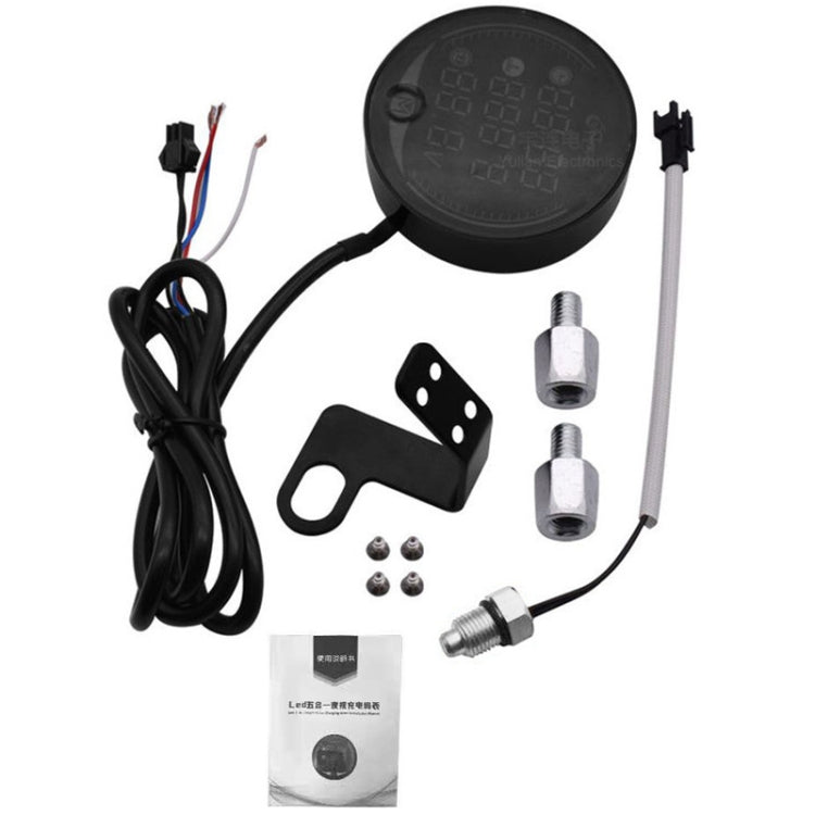 Morfayer YL-M05 4 In 1 Environmental Temperature Model 9-24V LED Night Vision Motorcycle Modification Instrument - Electrical Instruments by buy2fix | Online Shopping UK | buy2fix