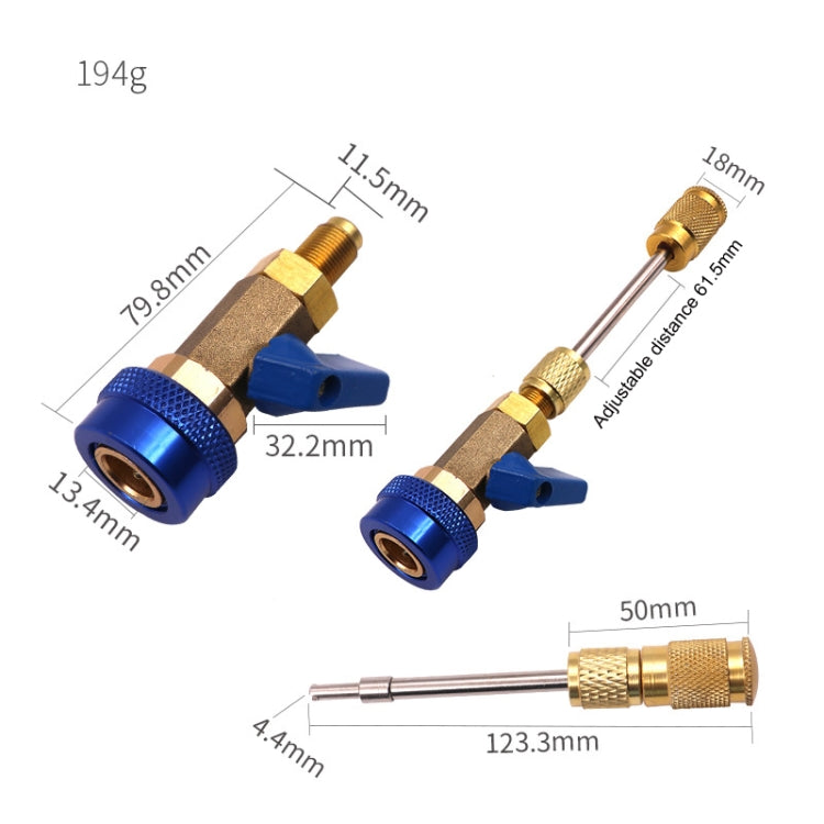 Automobile Air Conditioning Pipe Valve Core Disassembly Tool(Low Pressure) - Air Conditioning System by buy2fix | Online Shopping UK | buy2fix