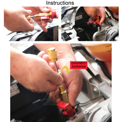 Automobile Air Conditioning Pipe Valve Core Disassembly Tool(Low Pressure) - Air Conditioning System by buy2fix | Online Shopping UK | buy2fix
