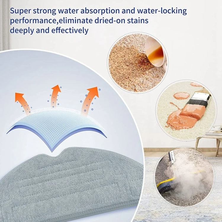 For Roborock G20 / S8 Pro ULTRA Vacuum Cleaner Mop Cloth Accessories US Version Blue - For Roborock Accessories by buy2fix | Online Shopping UK | buy2fix