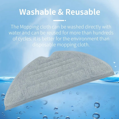 For Roborock G20 / S8 Pro ULTRA Vacuum Cleaner Mop Cloth Accessories US Version Blue - For Roborock Accessories by buy2fix | Online Shopping UK | buy2fix