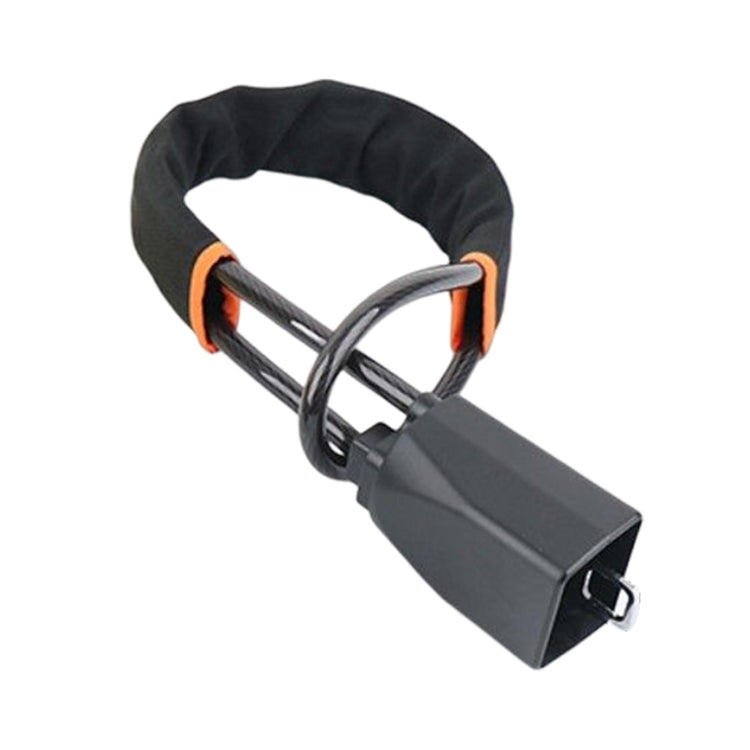 S308 Car Steering Wheel Wire Rope Lock Security Anti-theft Locks(Black) - Steering Wheel Locks by buy2fix | Online Shopping UK | buy2fix