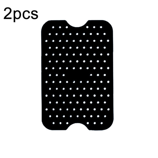 Pour friteuses à Air NINJA DZ201 DZ401, 2 pièces, doublure rectangulaire en Silicone (noir)