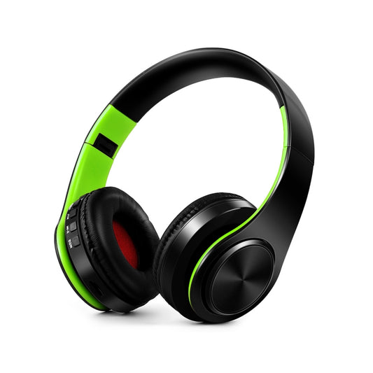 LPT660 Bluetooth Wireless Headset HIFI Stereo Sports Headphones(Black+Green) - Headset & Headphone by buy2fix | Online Shopping UK | buy2fix