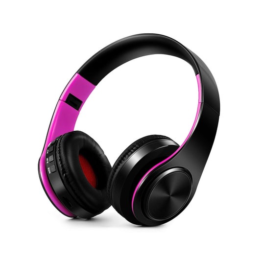 LPT660 Bluetooth Wireless Headset HIFI Stereo Sports Headphones(Black+Pink) - Headset & Headphone by buy2fix | Online Shopping UK | buy2fix