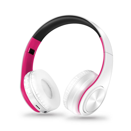 LPT660 Bluetooth Wireless Headset HIFI Stereo Sports Headphones(White+Pink) - Headset & Headphone by buy2fix | Online Shopping UK | buy2fix