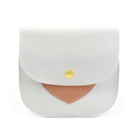 Portable Large Capacity PU Sanitary Napkin Pad Storage Bag(White+Skin) - Storage Bags by buy2fix | Online Shopping UK | buy2fix