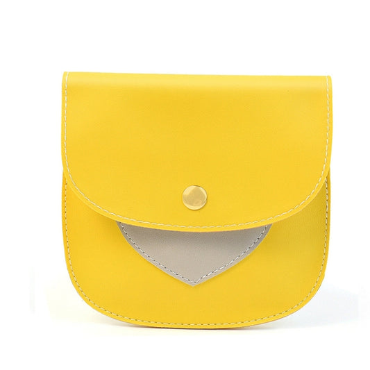 Portable Large Capacity PU Sanitary Napkin Pad Storage Bag(Yellow+Gray) - Storage Bags by buy2fix | Online Shopping UK | buy2fix