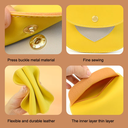 Portable Large Capacity PU Sanitary Napkin Pad Storage Bag(Skin+White) - Storage Bags by buy2fix | Online Shopping UK | buy2fix