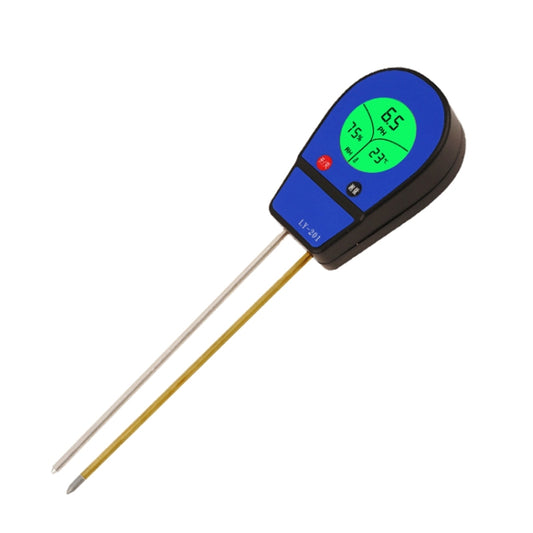 LY201 Soil PH Testing Instrument Moisture and Humidity Tester Gardening Planting Thermometer(Blue) - PH & Moisture Meter by buy2fix | Online Shopping UK | buy2fix