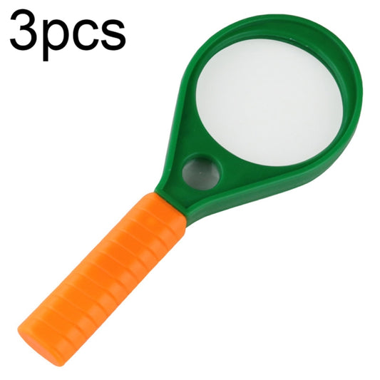 3pcs 3X/4X/6X/8X Elderly Reading Handheld Bifocal HD Magnifier, Specification: 75mm - Hand Held Style by buy2fix | Online Shopping UK | buy2fix