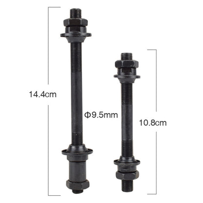 Bicycle Hollow Shaft Hub Quick Release Rod Bearing Modification Accessories, Specification: Rear Axle by buy2fix