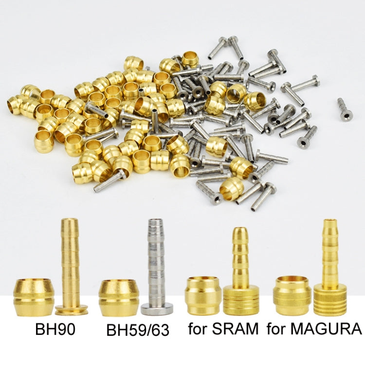 for SRAM Olive Head+Oil Needle 50pcs Mountain Bike Hydraulic Disc Brakes Olive Head+Oil Needle/Pipe by buy2fix