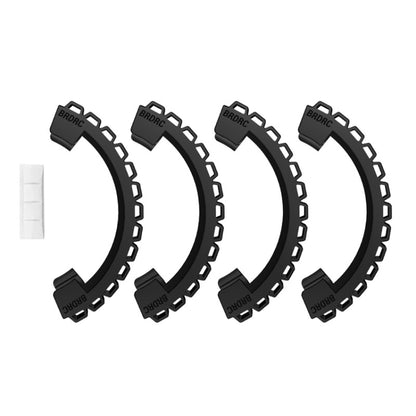 For DJI Avata BRDRC-9604 4pcs Drone Propeller TPU Protective Guard UAV Bumper Anti-collision Ring Cover(Black) - Other by BRDRC | Online Shopping UK | buy2fix