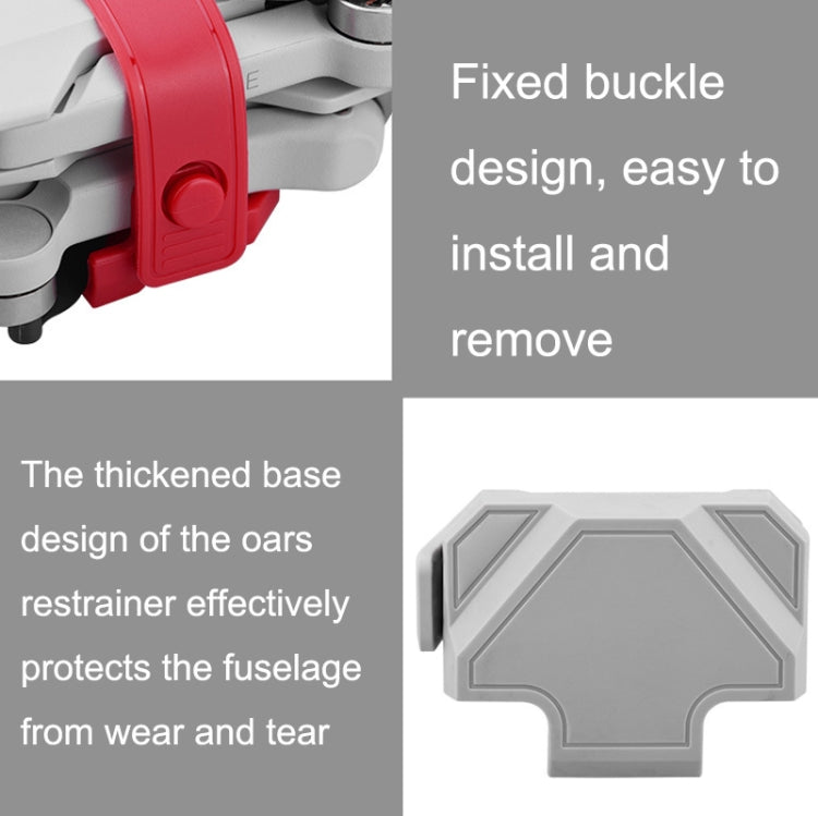 BRDRC DJI-8936 For DJI Mavic Mini / Mini 2 / Mini SE Beam Paddle Device Propeller Blade Retainer(Red) - Other by BRDRC | Online Shopping UK | buy2fix