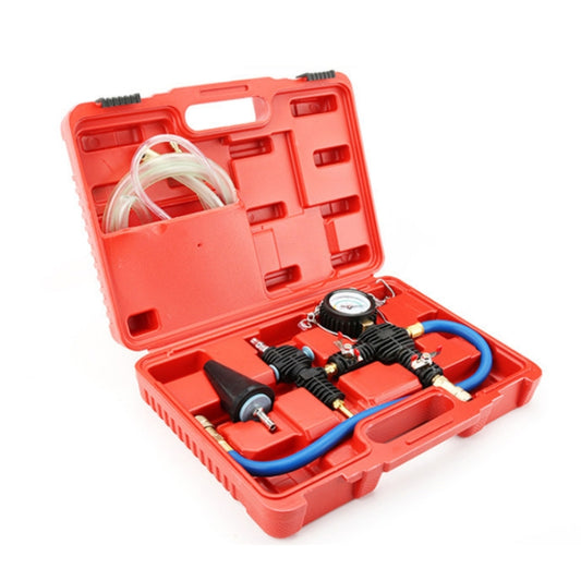 Automotive Water Tank Leak Test Pressure Gauge Coolant Replacement Filler(Plastic Box) - Clocks & Car Meters by buy2fix | Online Shopping UK | buy2fix