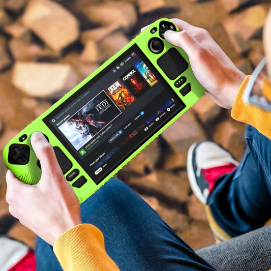 For Steam Deck V3 Non-slip Silicone Protective Case for Pocket Consoles(Red) - Cover Case by buy2fix | Online Shopping UK | buy2fix
