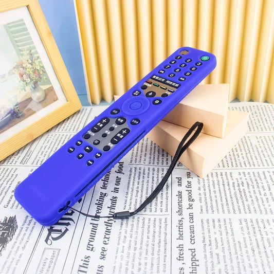 Y46 Remote Control Anti-Fall Silicone Protective Case For Sony RMF-TX600C/P/U/E 500U/E(Blue) by buy2fix