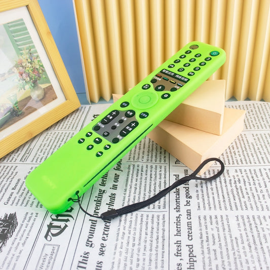 Y46 Remote Control Anti-Fall Silicone Protective Case For Sony RMF-TX600C/P/U/E 500U/E(Luminous Green) by buy2fix