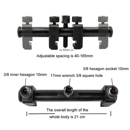 Threaded Crankshaft Alternator Pulley Removal Tool by buy2fix