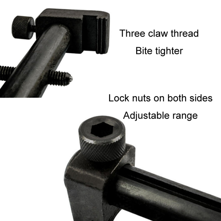 Threaded Crankshaft Alternator Pulley Removal Tool by buy2fix