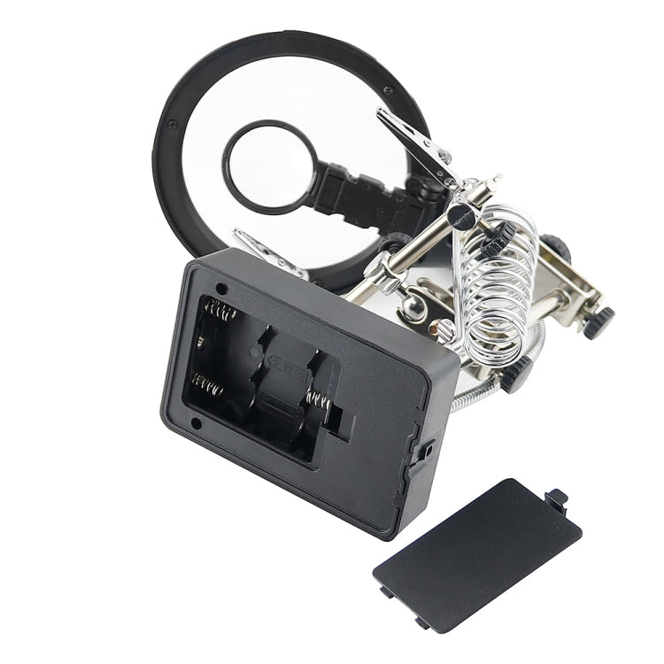 16129-C 2.5X/7.5X/10X LED Lighting Auxiliary Bracket Maintenance Magnifier(US Plug) - Others by buy2fix | Online Shopping UK | buy2fix