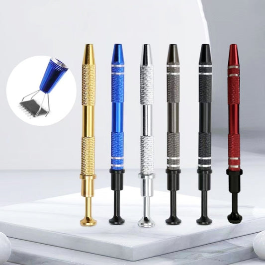 2pcs IC Chip Picker Electronic Component Parts Picker Capacitor IC Grabber Clips(Gold) by buy2fix