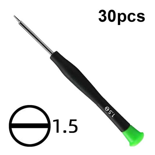 30pcs Color Hat Screw Batch Digital Mobile Phone Clock Maintenance Tool, Series: 1.5 Straight - Screwdriver by buy2fix | Online Shopping UK | buy2fix