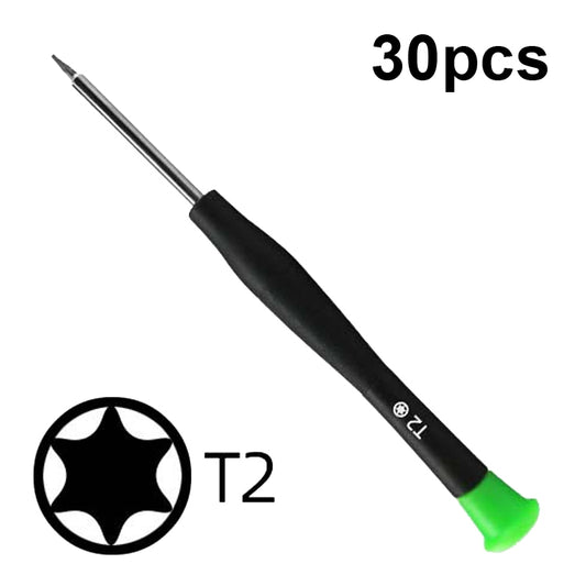 30pcs Color Hat Screw Batch Digital Mobile Phone Clock Maintenance Tool, Series: T2 Hexagon - Screwdriver by buy2fix | Online Shopping UK | buy2fix