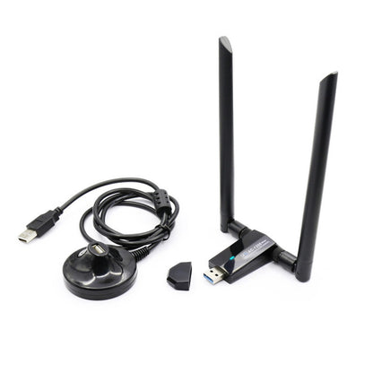 1200m Wireless Network Card 802.11AC USB3.0 Dual Frequency 2.4G/5.8G WiFi Receiver by buy2fix
