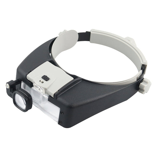 81007-AP LED Light Head-mounted Electronic Repair Tool Magnifying Glass - Glasses Style by buy2fix | Online Shopping UK | buy2fix