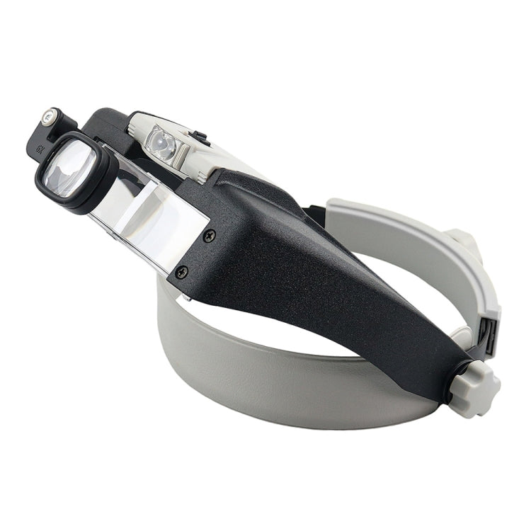 81007-AP LED Light Head-mounted Electronic Repair Tool Magnifying Glass - Glasses Style by buy2fix | Online Shopping UK | buy2fix