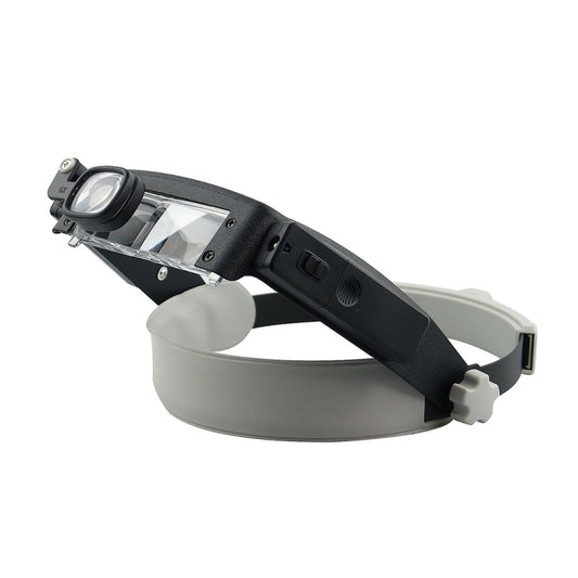 81007-P LED Light Head-Mounted Electronic Repair Tool Magnifying Glass - Glasses Style by buy2fix | Online Shopping UK | buy2fix