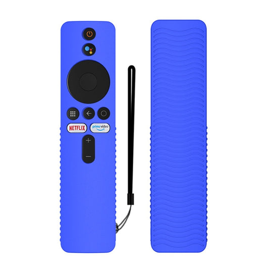 For Xiaomi 4K TV Stick Y48 Remote Control Anti-Drop Silicone Protective Cover(Blue) - Remote Control Covers by buy2fix | Online Shopping UK | buy2fix
