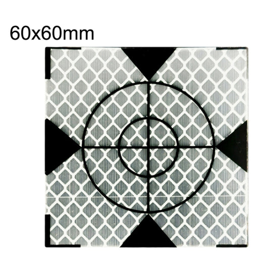 FP001 Diamond Tunnel Mapping Reflective Sticker Monitoring Measurement Point Sticker, Size: 60x60mm With Triangle - Other Tester Tool by buy2fix | Online Shopping UK | buy2fix