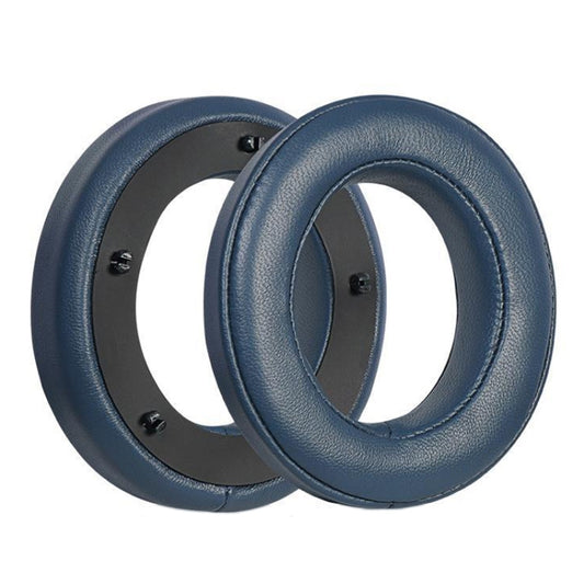 For Focal Clear MG Pro 2pcs Leather Breathable and Comfortable Headset Cover, Color: Lambskin Dark Blue - Earmuff & Pad by buy2fix | Online Shopping UK | buy2fix