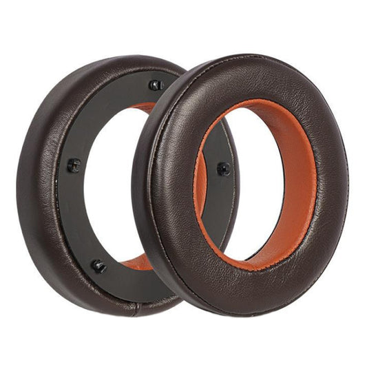 For Focal Clear MG Pro 2pcs Leather Breathable and Comfortable Headset Cover, Color: Lambskin Brown - Earmuff & Pad by buy2fix | Online Shopping UK | buy2fix