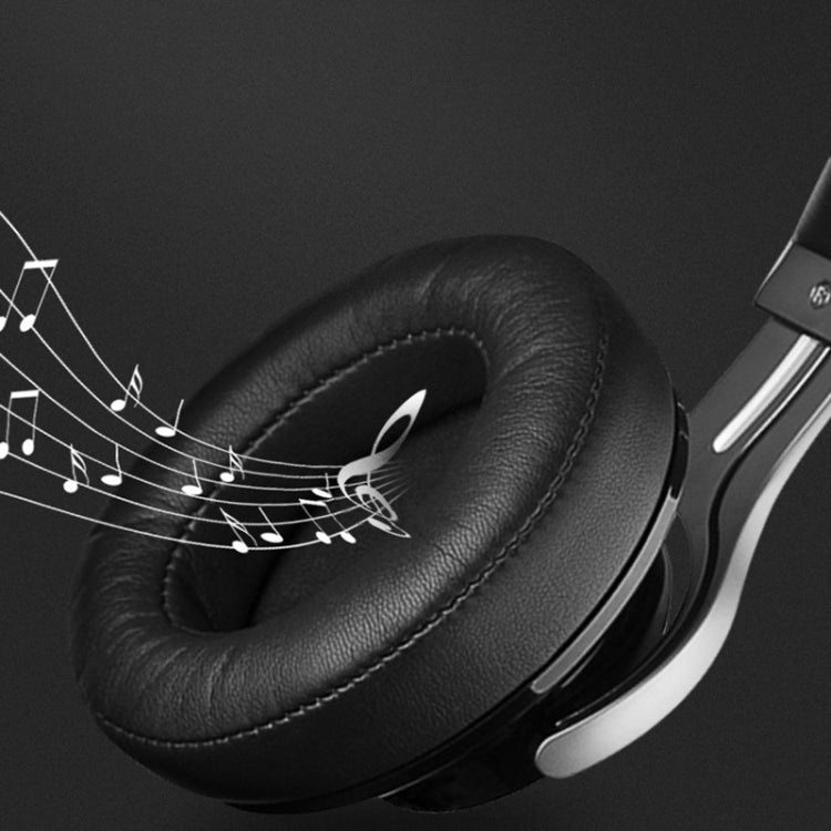 For Edifier W855BT 2pcs Headset Soft and Breathable Sponge Cover, Color: Black Lambskin - Earmuff & Pad by buy2fix | Online Shopping UK | buy2fix