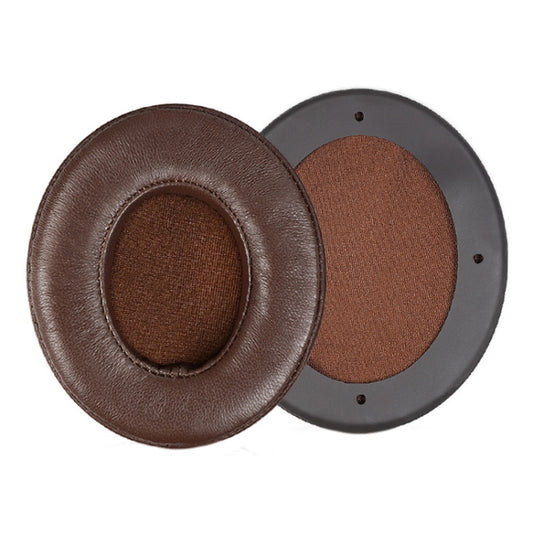 For Edifier W855BT 2pcs Headset Soft and Breathable Sponge Cover, Color: Brown Lambskin - Earmuff & Pad by buy2fix | Online Shopping UK | buy2fix