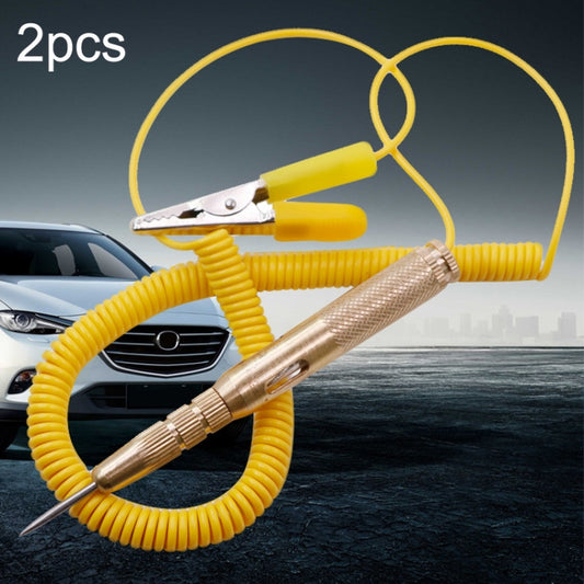 2pcs 6-24V Car Circuit Test Pen LED Multi-function Test Through Line Detection Test Light Test Pen, Style: Spring Model - Electronic Test by buy2fix | Online Shopping UK | buy2fix