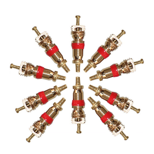 10pcs /Set Valve Core Gas Needle Car Tires Universal Vacuum Tire Exhaust Valve(Pure Copper) by buy2fix
