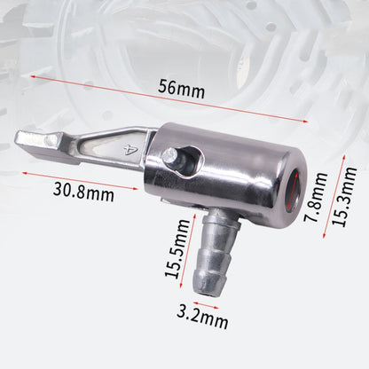 2pcs Vehicle Inflatable Pump Tube Joint Tire Mouth Gas Mouth Tube Fast Connector Inflatable Pump To Rotate by buy2fix