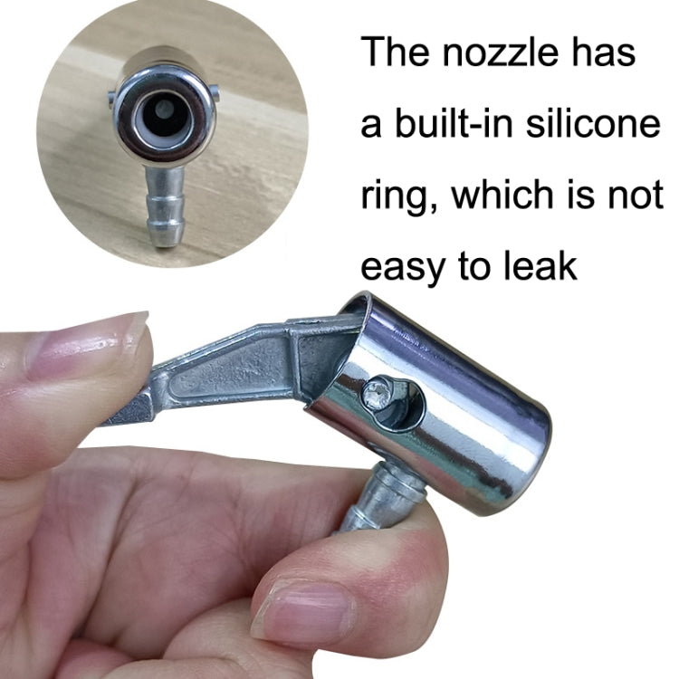 2pcs Vehicle Inflatable Pump Tube Joint Tire Mouth Gas Mouth Tube Fast Connector Inflatable Pump Can Be Relieved by buy2fix