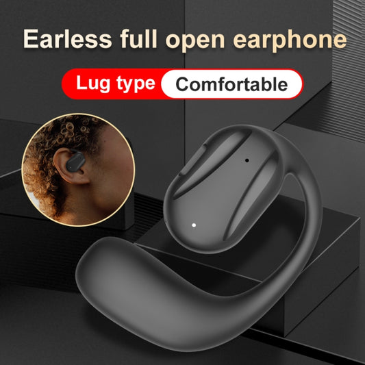 YJ77 Bluetooth 5.2 Ear-mounted OWS Bone Conduction Headset(Left Ear Black) by buy2fix