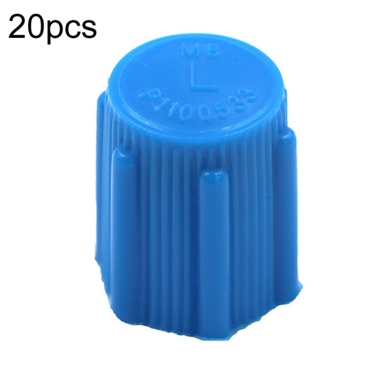 20pcs Automobile Air Conditioning Valve Plastic Dust Cap(High Pressure) - Air Conditioning System by buy2fix | Online Shopping UK | buy2fix
