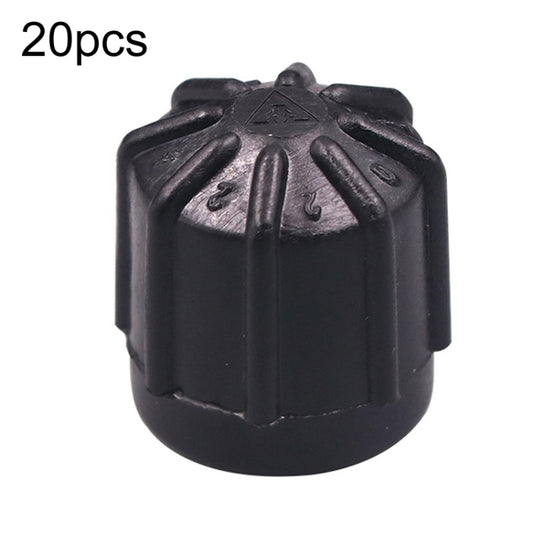 20pcs Car Air Conditioner Dustproof Plastic Valve Leakproof Cap(Large) - Air Conditioning System by buy2fix | Online Shopping UK | buy2fix